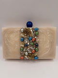Mosaic Bloom Clutch