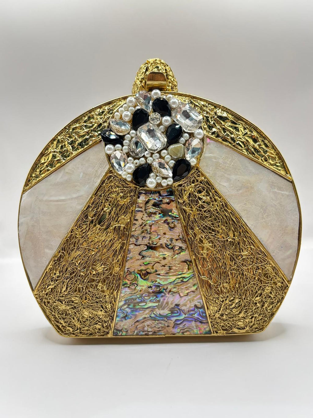 Opaline Reverie Fan Clutch