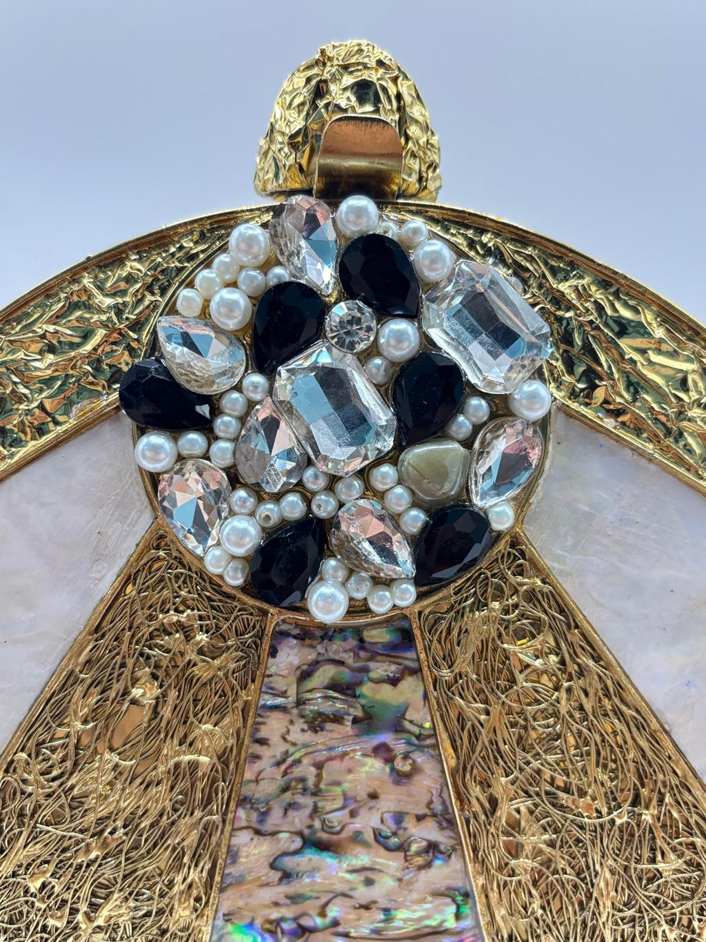 Opaline Reverie Fan Clutch