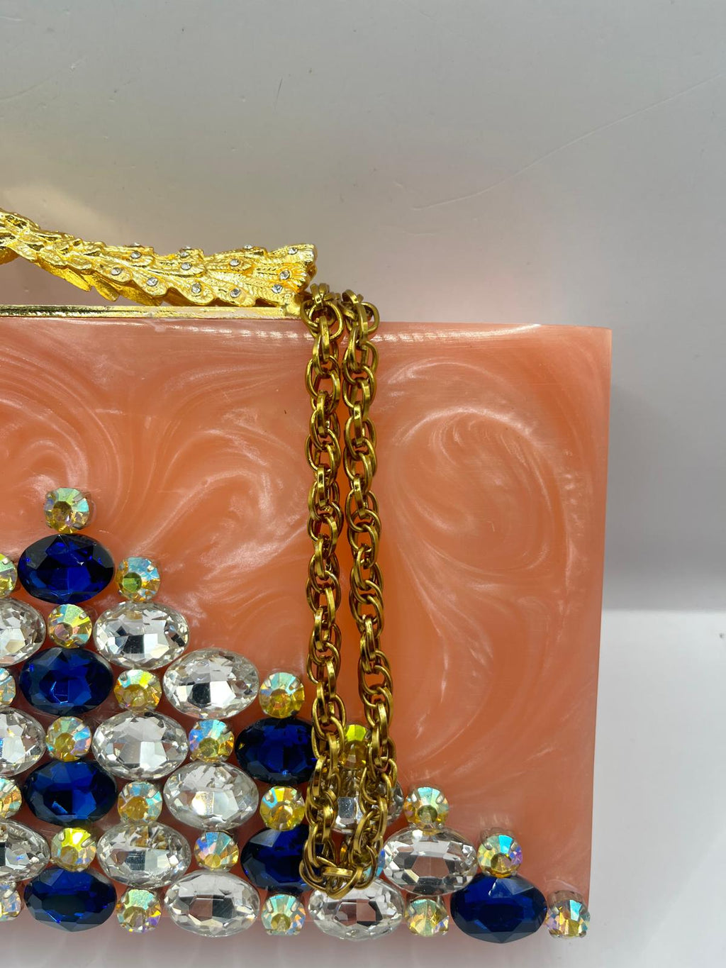 Peacock Crest Clutch