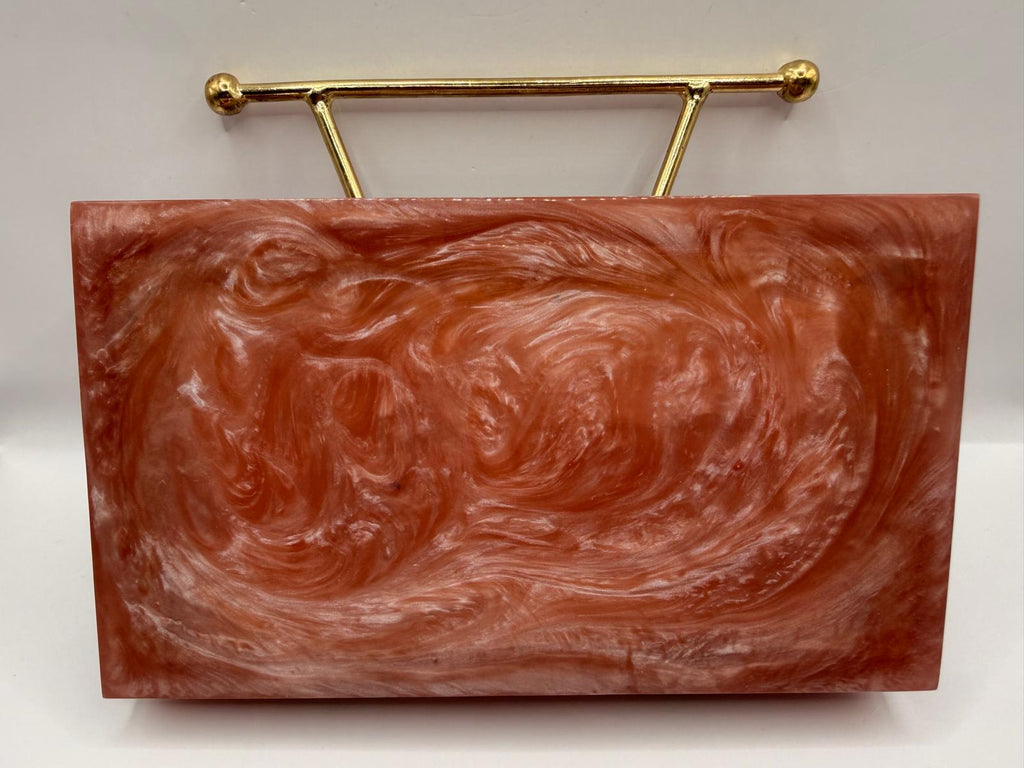 Rosé Prism Clutch