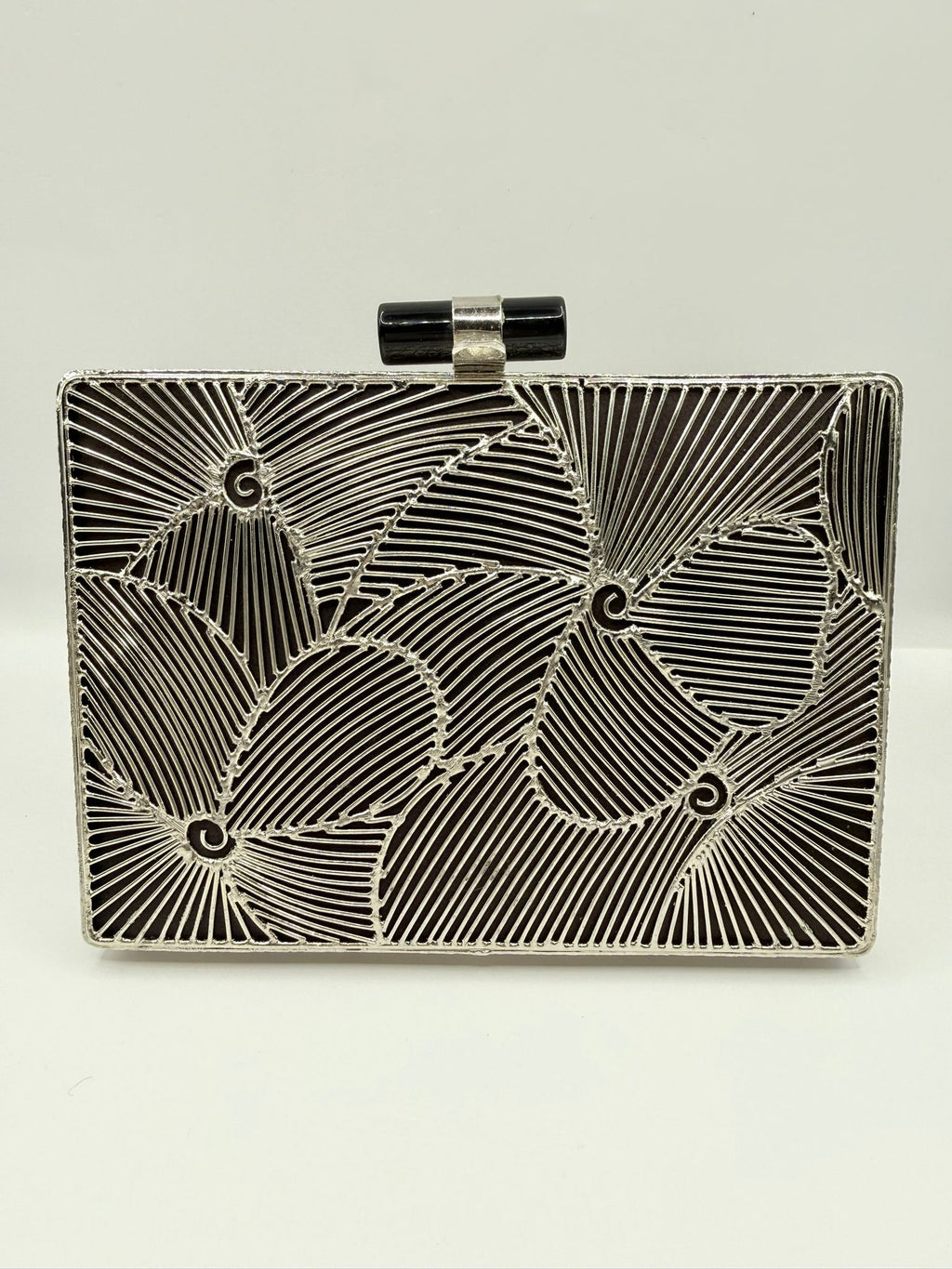 Silver Current Clutch